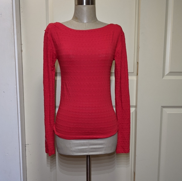 We The Free Tops - Cherry Red Long Sleeve